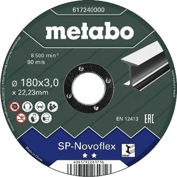 Disco Metabo Novoflex 180x3,0x22,23