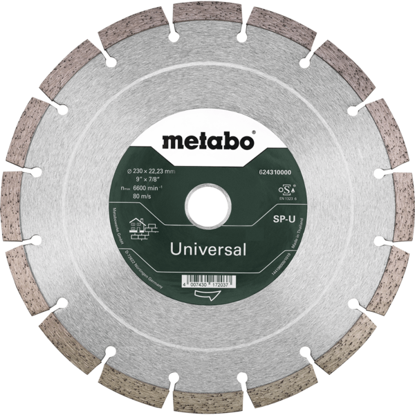 Disco Metabo Diamantado SP U 230X22,23