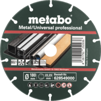 Disco Metabo Diamantado MUP180x1,3x22,23