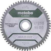 Disco Metabo MultiCut Classic 216x30 60FZ/TZ 5°neg/B