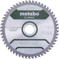 Disco Metabo MultiCut Classic 190x30 54FZ/TZ 5°