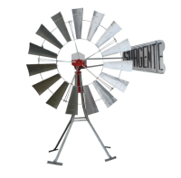 MÁQUINA, COLA Y RUEDA DE MOLINO 8 PIE